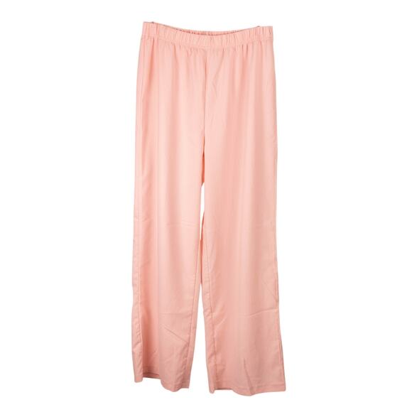 Blouse & Pant Set SIZE LARGE Sleeveless Top Pull-on Pants Pink - Picture 7 of 9